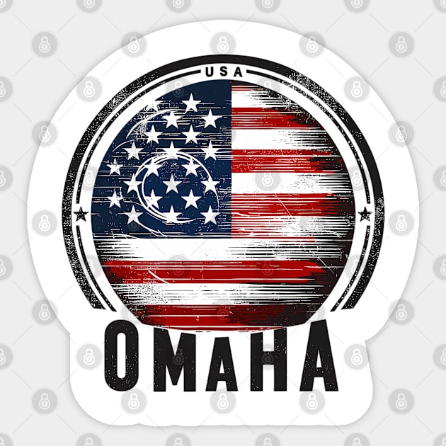 Omaha Sticker by Vehicles-Art